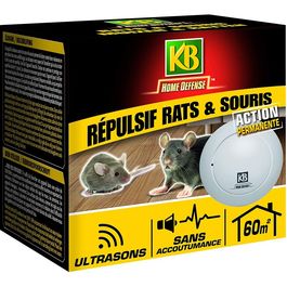 Ultrason Rats Répulsif rats et souris ultrason, 1 pièce, taille unique | Truffaut