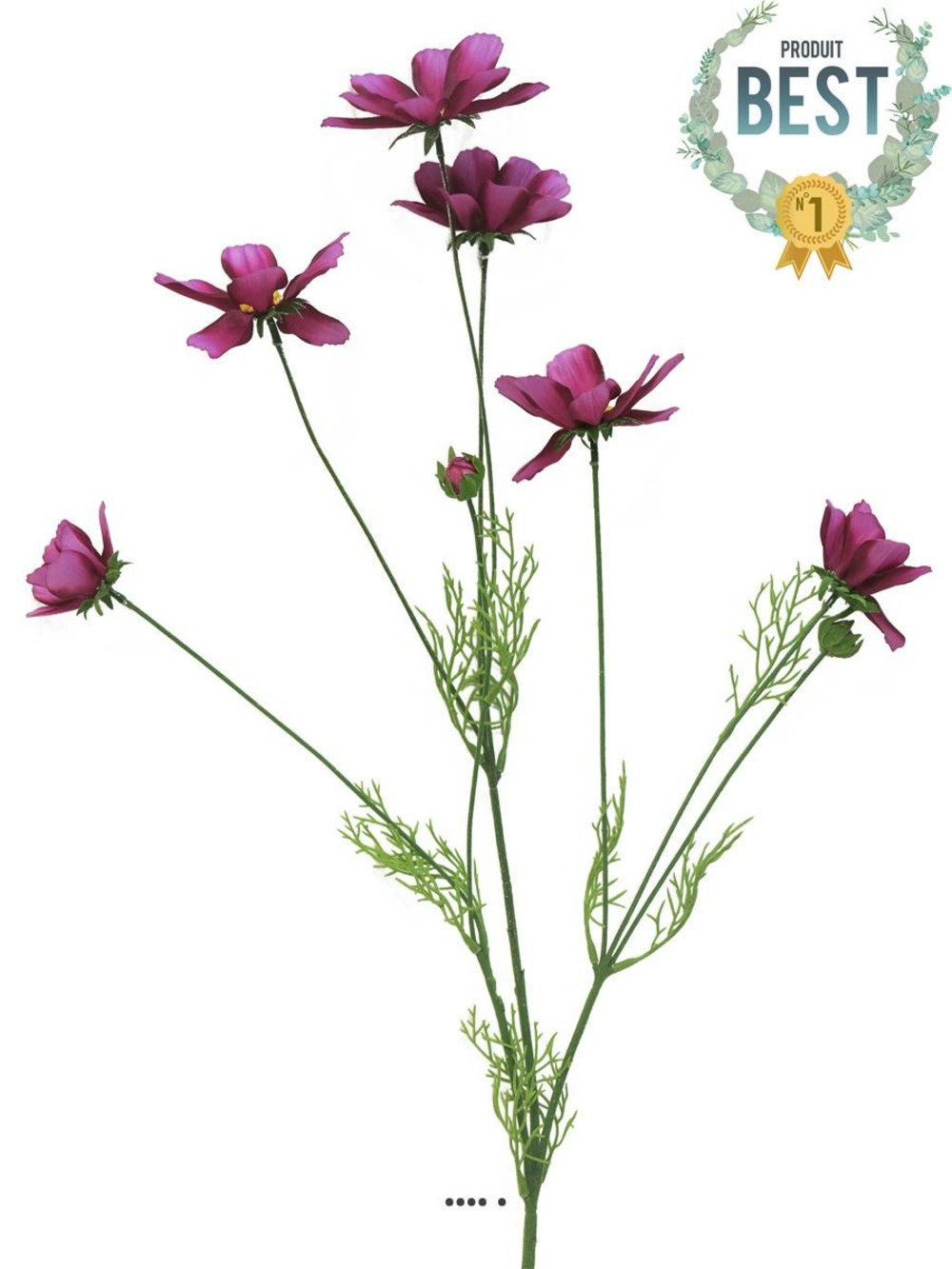 Cosmos artificiel en tige, h 92 cm rose fushia - best - couleur: rose fushia 730