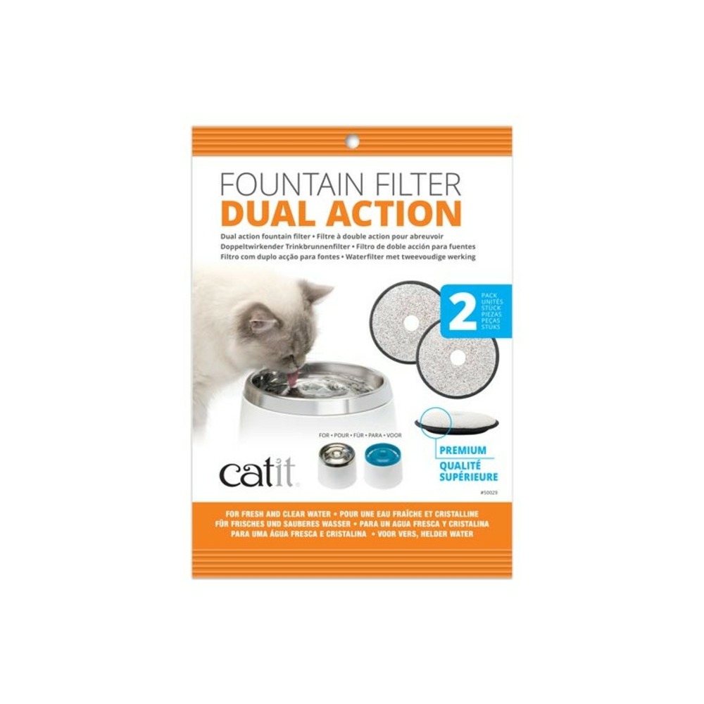 Catit 2 recharge filtres a double action fresh and clear new