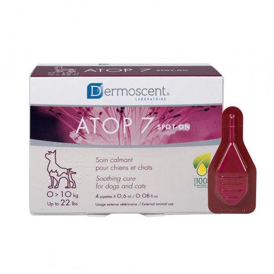 Atop 7 spot-on chien et chat 4 pipettes 0 10kg