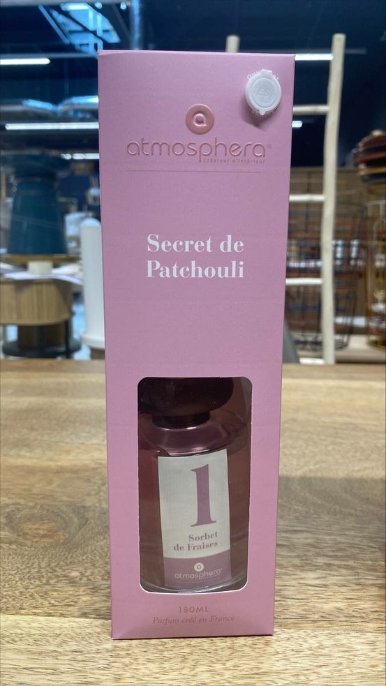 Diffuseur de parfum numia secret de patchouli
