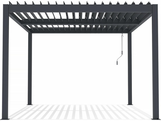 Pergola bioclimatique avec led