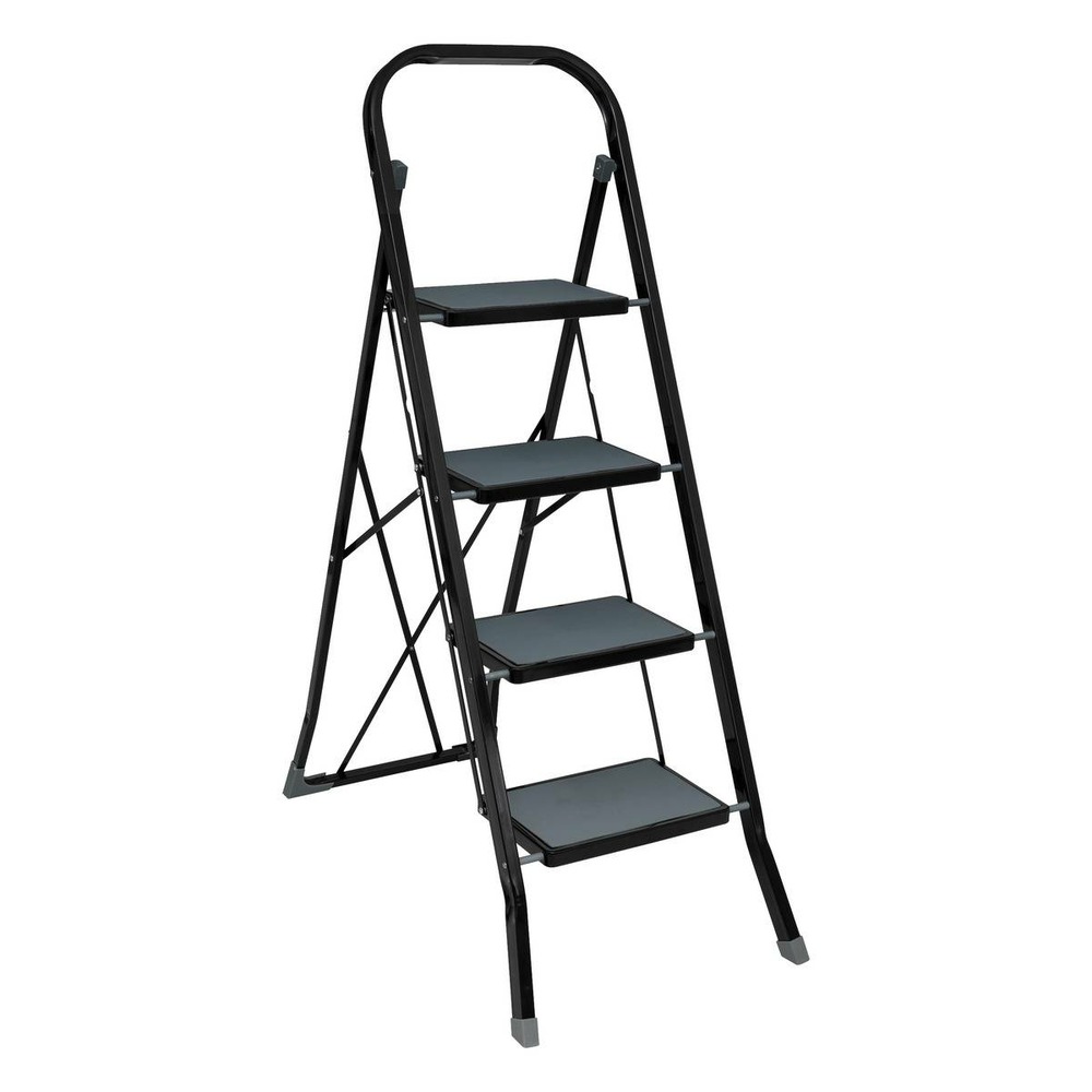 5five - escabeau 4 marches pliable en métal