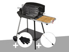 Barbecue horizontal et vertical excel grill  + gant de protection + kit tournebr