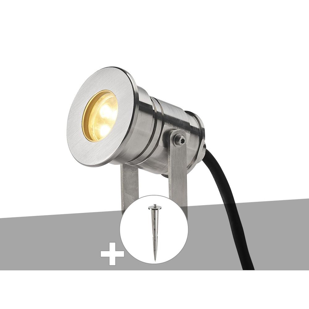 Projecteur extérieur inox dasar® projector avec piquet d'ancrage inox ...