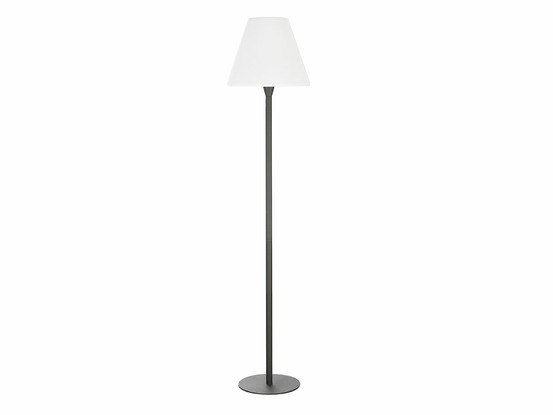 Lampadaire extérieur anthracite/blanc adegan