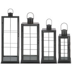 Set de 4 lanternes en métal  cosy