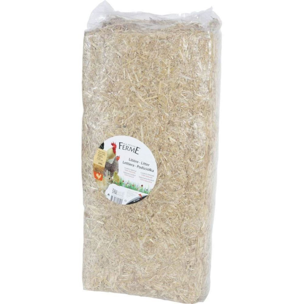 Litière En Paille Bio 15 Kg - Pour Poules, Lapins, Chevaux, Absorbante, Dépoussiérée, écologique - 7