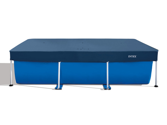 Bâche de protection pour piscine tubulaire rectangulaire 2,60 x 1,60 m