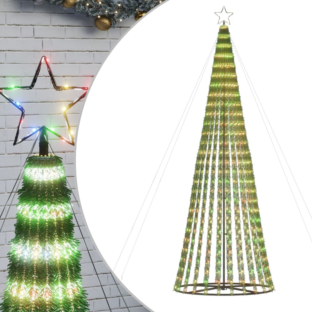 Sapin de noël à led 688 led colorées 300 cm