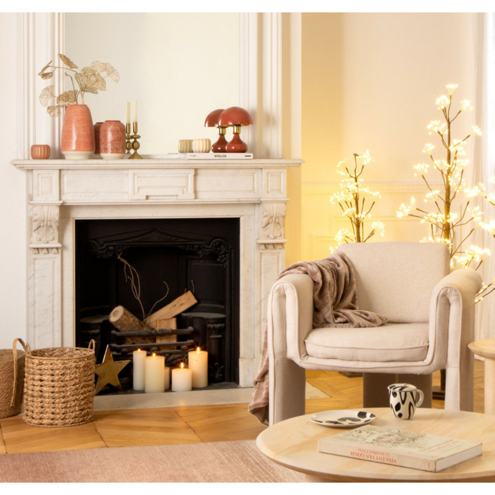 Arbre lumineux à led marron 50x50x120cm