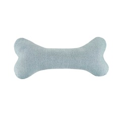 Osto - jouet os pour chien en tissu recyclé, bleu glacier, 30x15x7cm