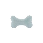 Osto - jouet os pour chien en tissu recyclé, bleu glacier, 17x10x5,5cm