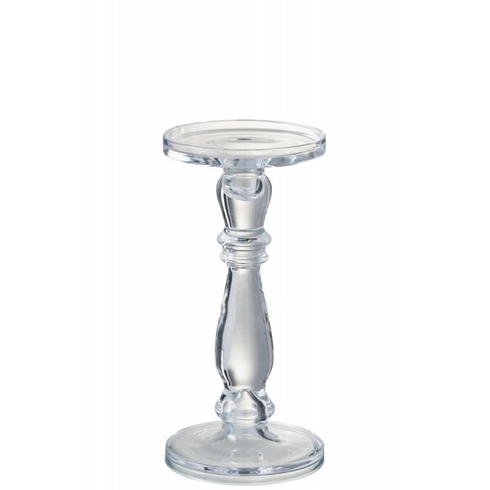 Chandelier en verre transparent 13x13x27.5 cm