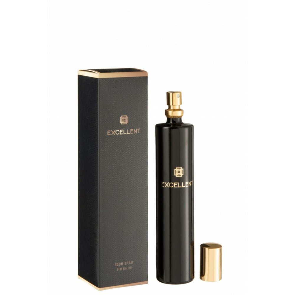 Parfum d'intérieur en verre noir 3x3x16 cm