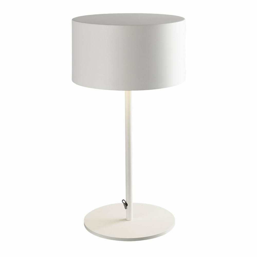 Lampe extérieur sans fil mally blanc aluminium h50cm