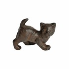 Statuette chaton en fonte 8 x 4 x 6 cm