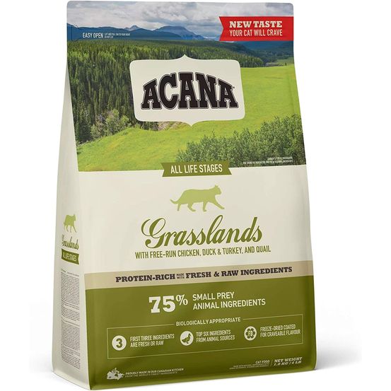 Croquette grasslands chat sans céréales 1.8kg
