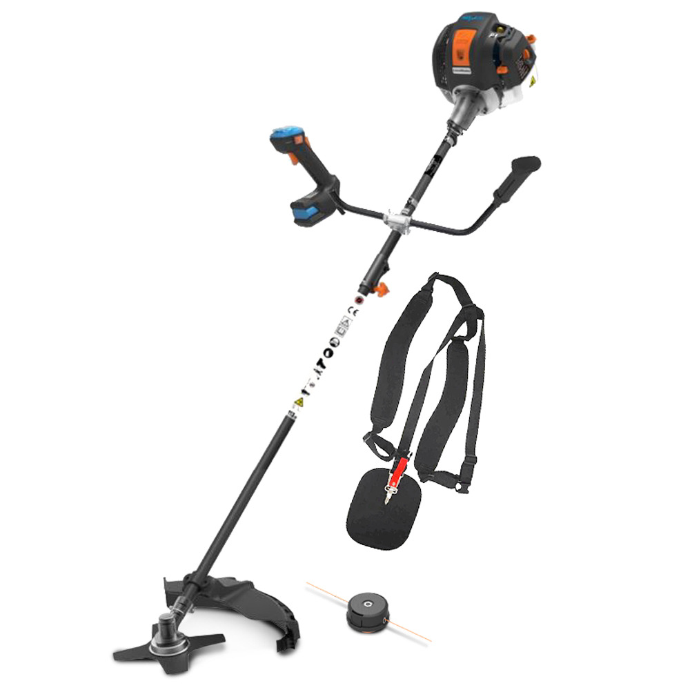 Débroussailleuse thermique 31cc avec démarrage électrique - lawnmaster