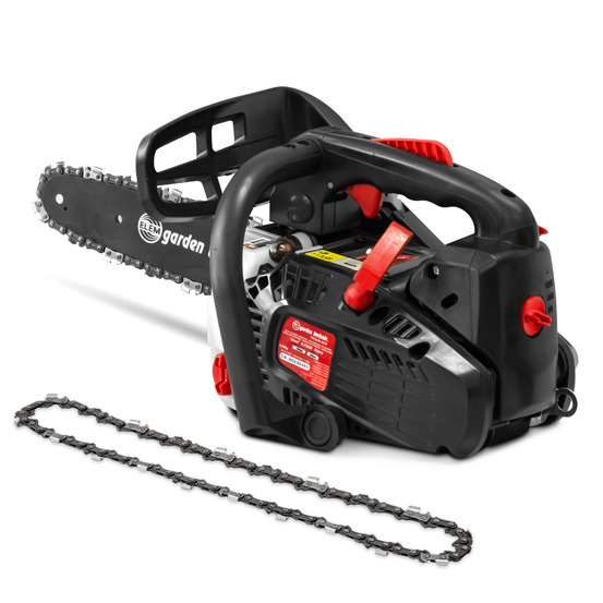 Elagueuse thermique 25cc - guide 25cm - 2 temps - livrée avec 2 chaînes - elem g