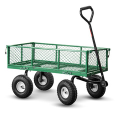 Chariot de jardin en acier 97x52x59cm - 250kg max - elem garden