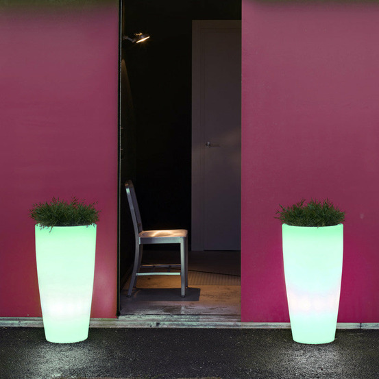 Pot lumineux Bamboo 70 Batterie