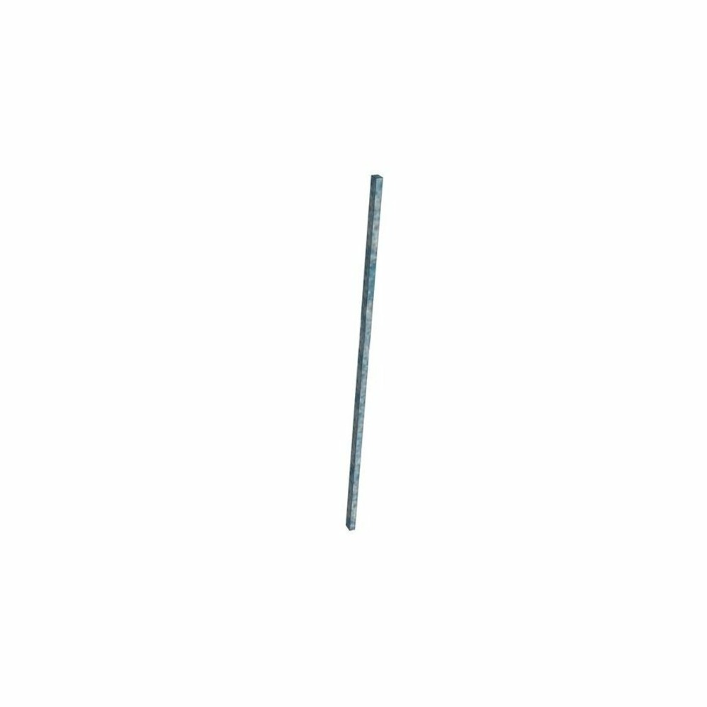 Poteau anti-basculement à sceller pour gabion  en acier galvanisé - longueur 200 cm - 60 x 30 x 2 mm