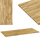 Dessus de table bois de chêne rectangulaire 23 mm 120x60 cm