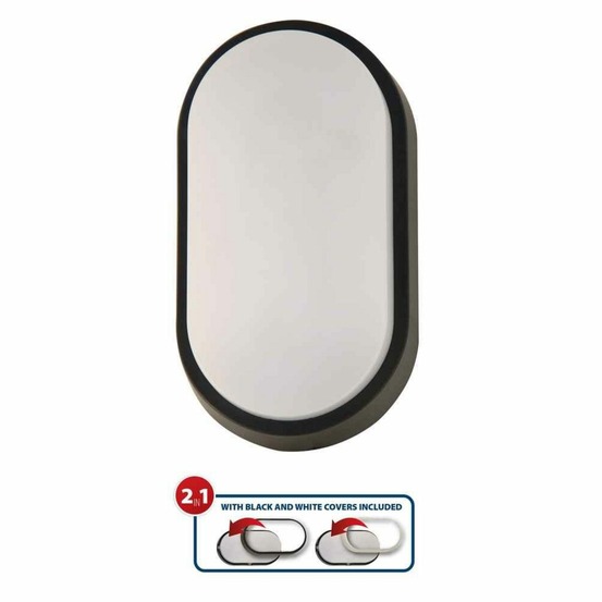 Applique tartaruga-xl2 led 14w 1000 lumen - avec 2 covers - extérieur