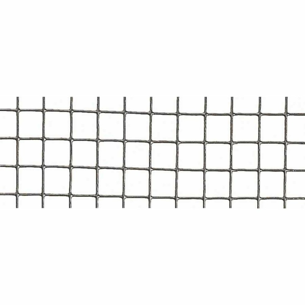Grillage metal galva carré 1,2cm - 1 x 10 m - gris
