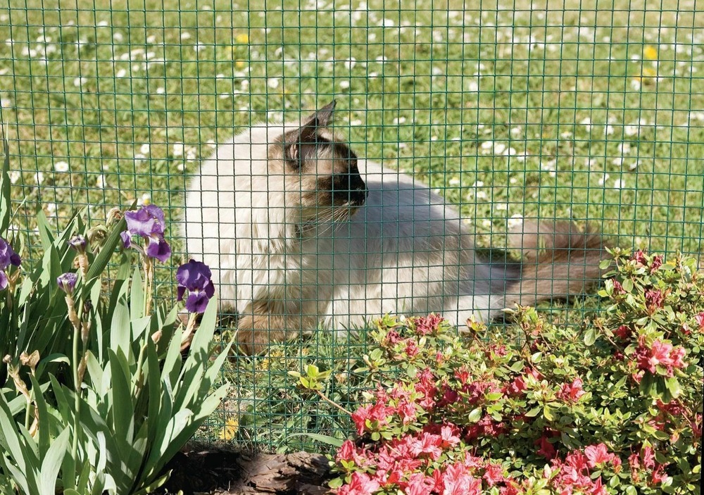 Grillage metal plastifié maille 1,2cm - 1 x 5m