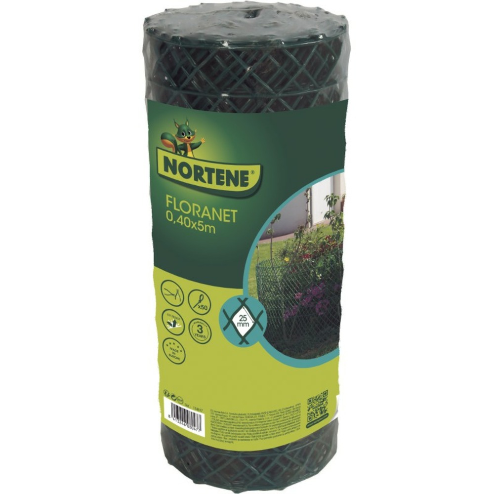 Grillage plastique à massifs maille 2,3cm - 0,4 x 5 m floranet