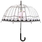 Parapluie transparent cage d'oiseaux