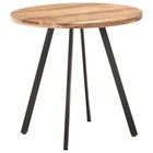 Table de salle à manger 80 cm bois d'acacia solide