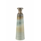 Vase en céramique en brun bleu 19x19x64cm