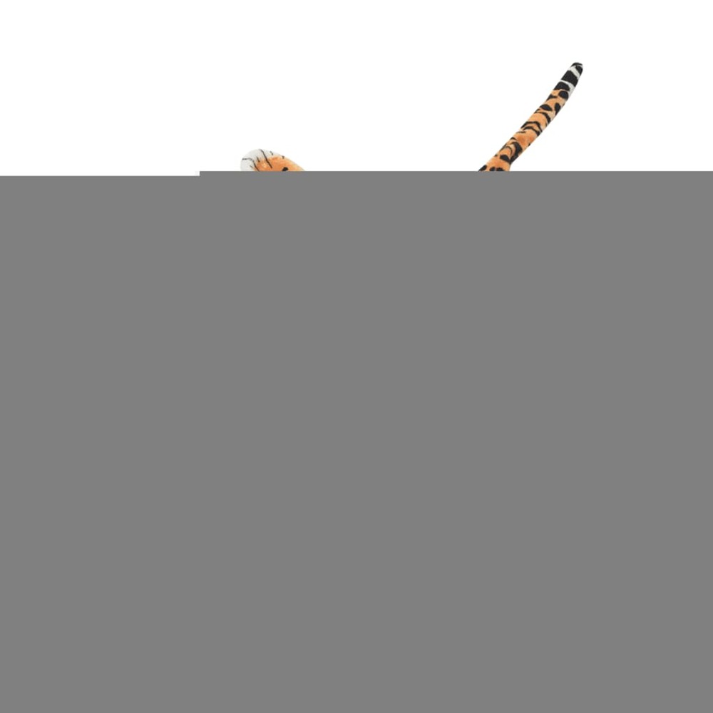 Tapis en peluche en forme de léopard 139 cm marron
