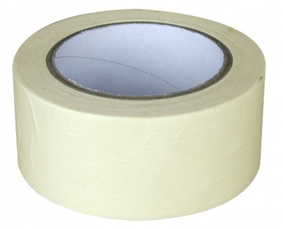 Ruban de masquage - papier cache lisse 50 m x 48 mm