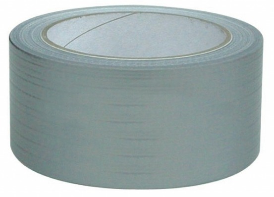 Ruban adhésif toilé gris 25 m x 50 mm