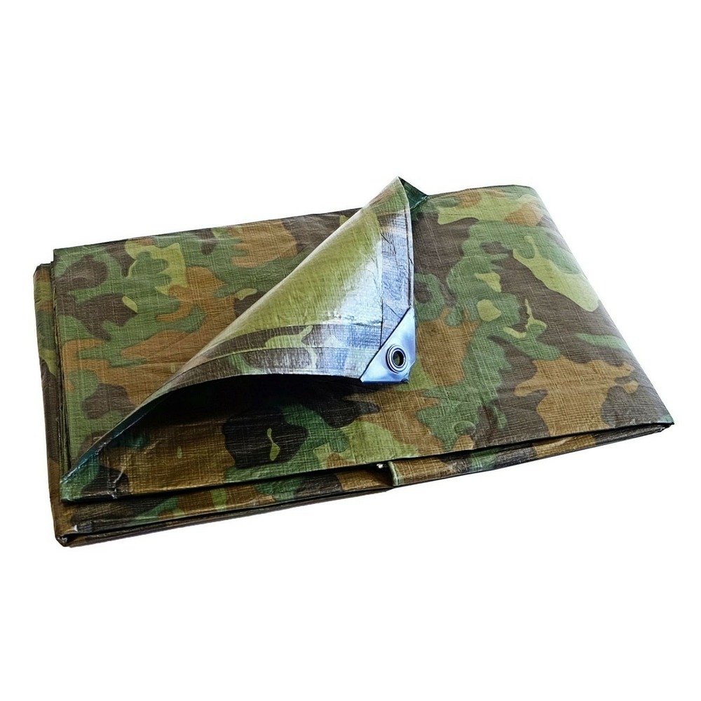 Bâche brise vue 3.6x5 m - tecplast 150bv - camouflage - haute qualité