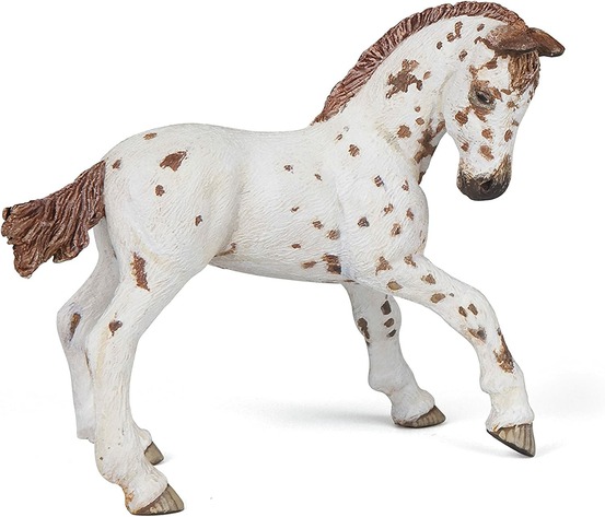 Figurine poulain appaloosa