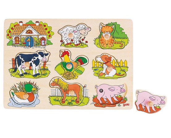 Puzzle sonore animaux de la ferme