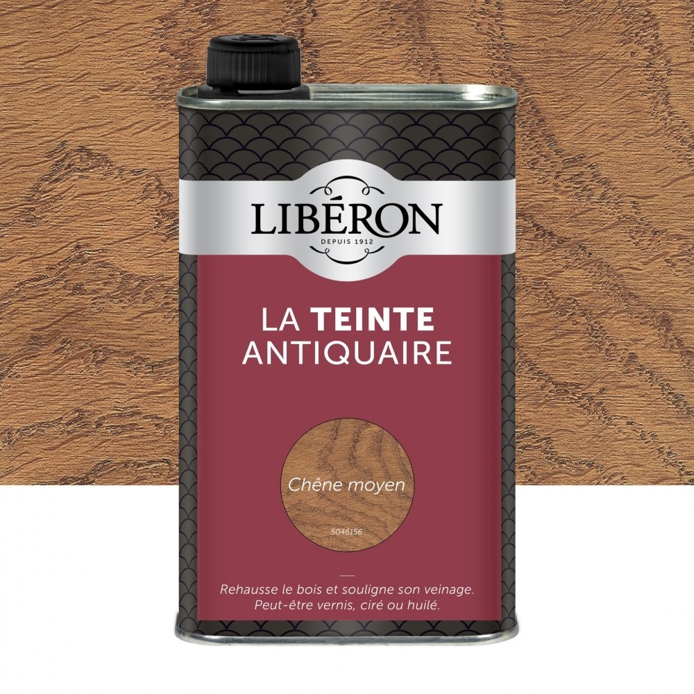 Teinte Antiquaire Bois Durs Liberon, 0.5 L, Chêne Moyen | Truffaut