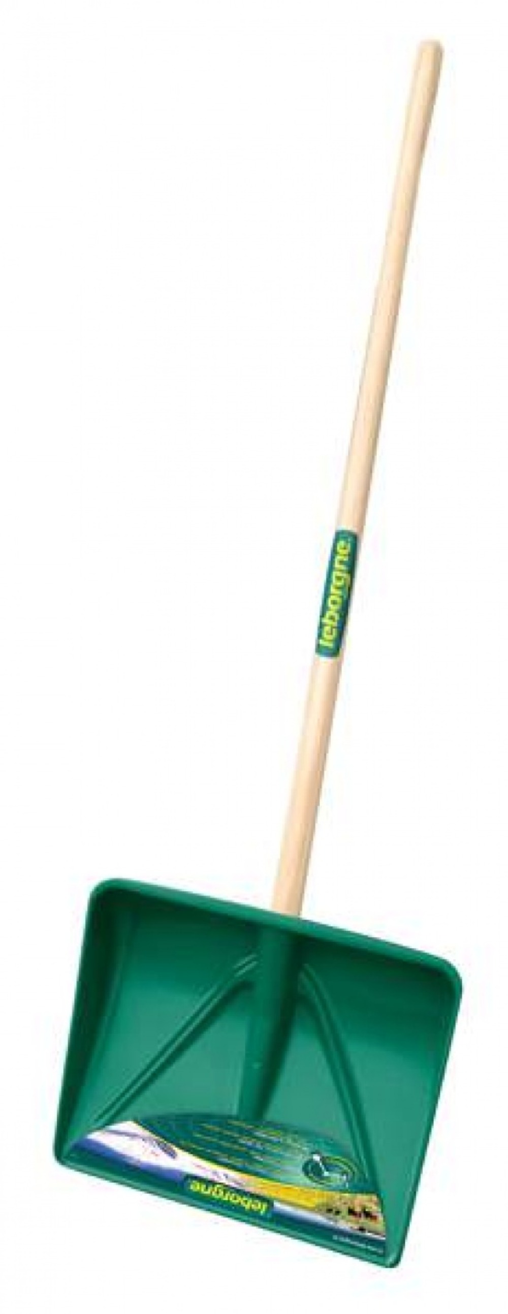 Pelle poussoir polymère manche bois 45cm