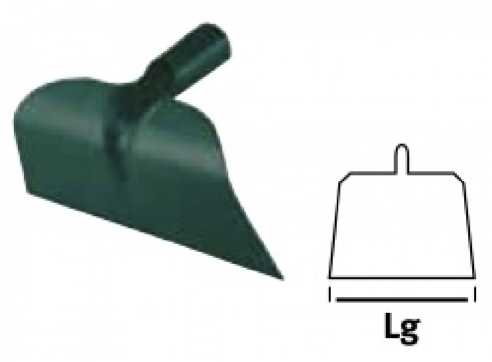 Râcle écurie 30cm sans manche