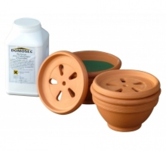 Jeu de 2 absorbeurs d'humidité terre cuite