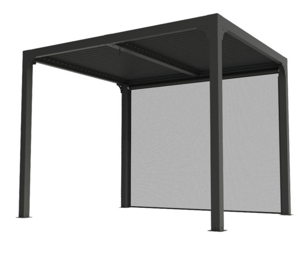 Pergola bioclimatique 7.20 m2 gris anthracite - per 2430r bi