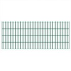 Panneaux de clôture de jardin 2d 2,008x0,83 m 10 m total vert