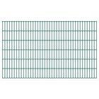 Panneaux de clôture de jardin 2d 2,008x1,23 m 46 m total vert