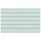 Panneaux de clôture de jardin 2d 2,008x1,23 m 48 m total vert