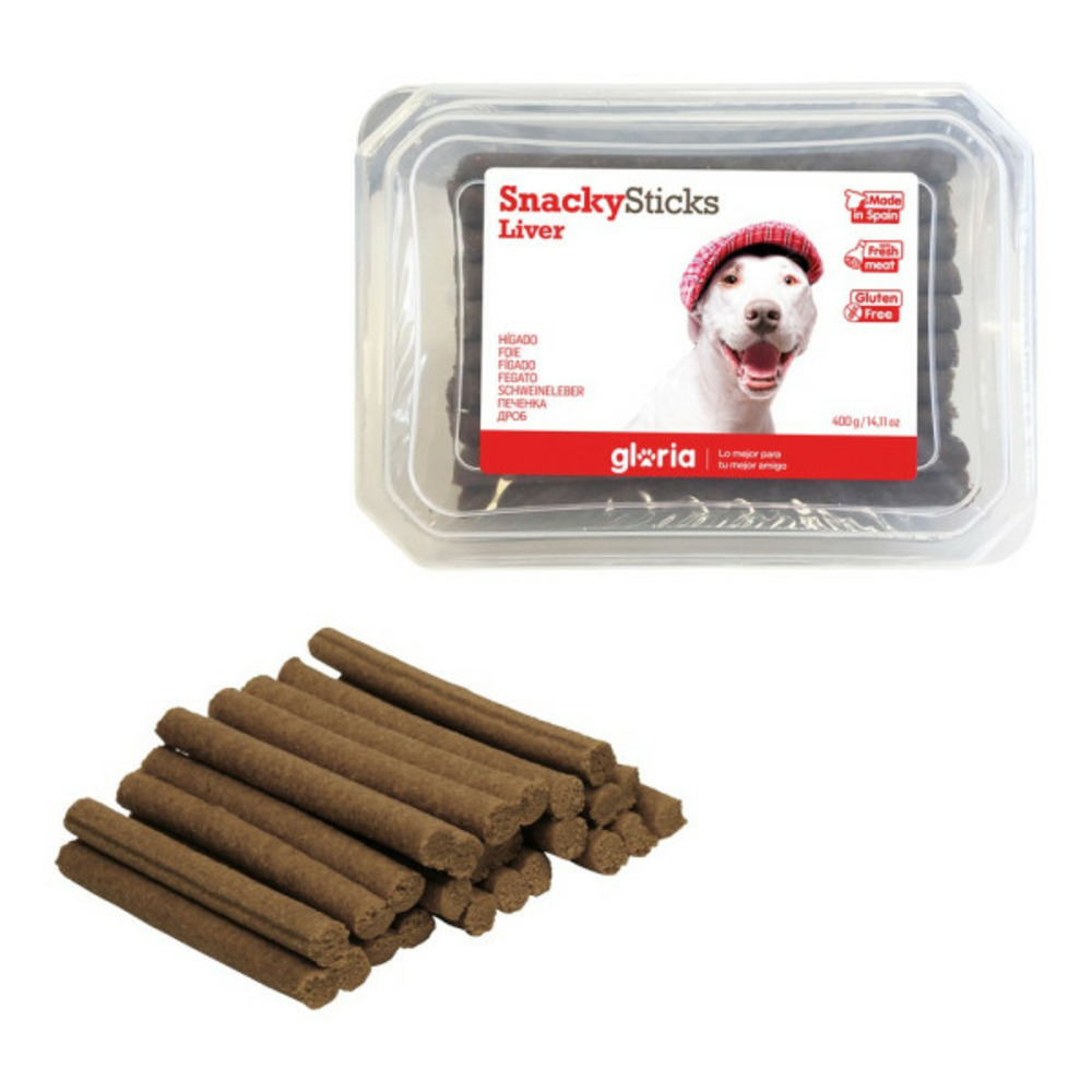 Snack pour chiens snackys sticks foie (350 g)